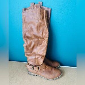 Bamboo Parksville 22 Tall Boots / Chestnut / 9